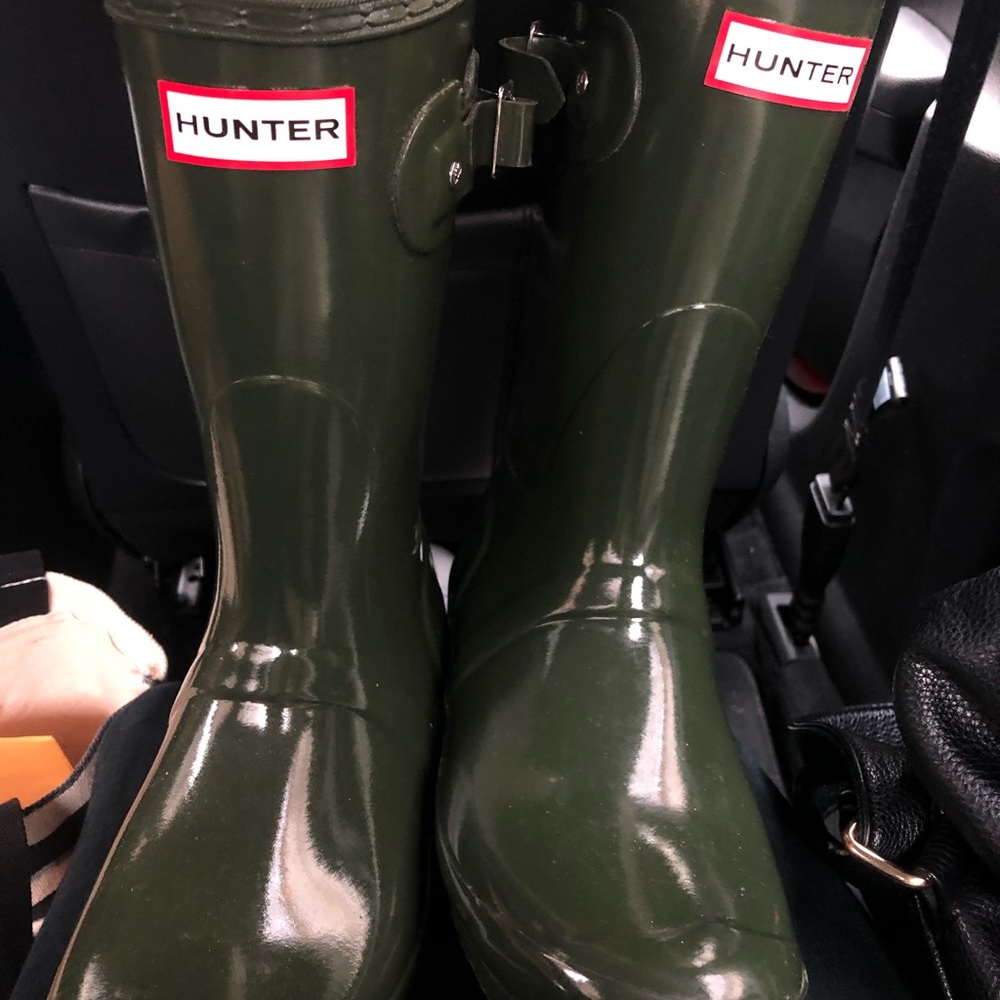 Hunter Boots barely worn!